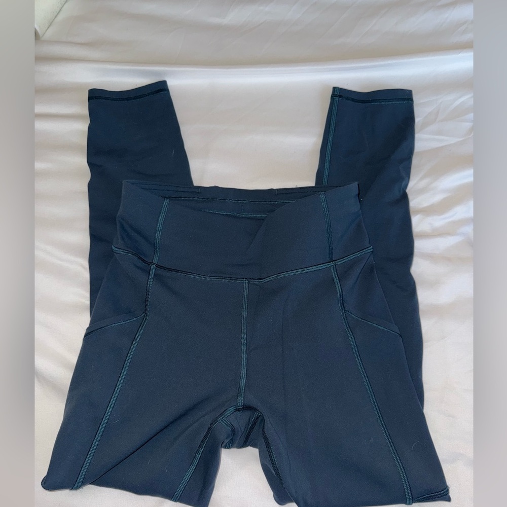 Lululemon invigorate leggings 25in blue